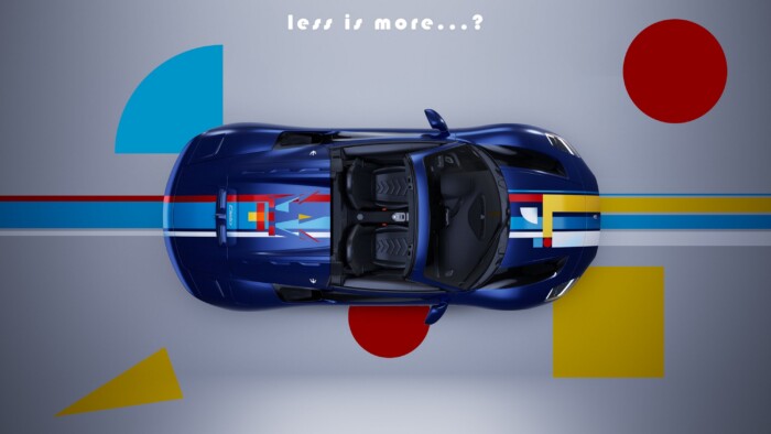 Absztrakt festmények kelnek életre ezen a Maseratin 6