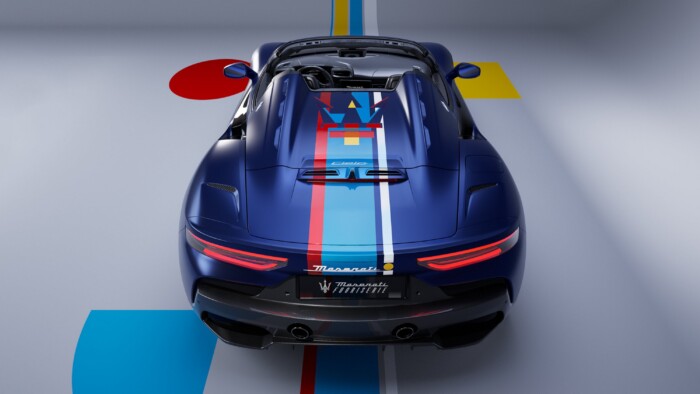 Absztrakt festmények kelnek életre ezen a Maseratin 8