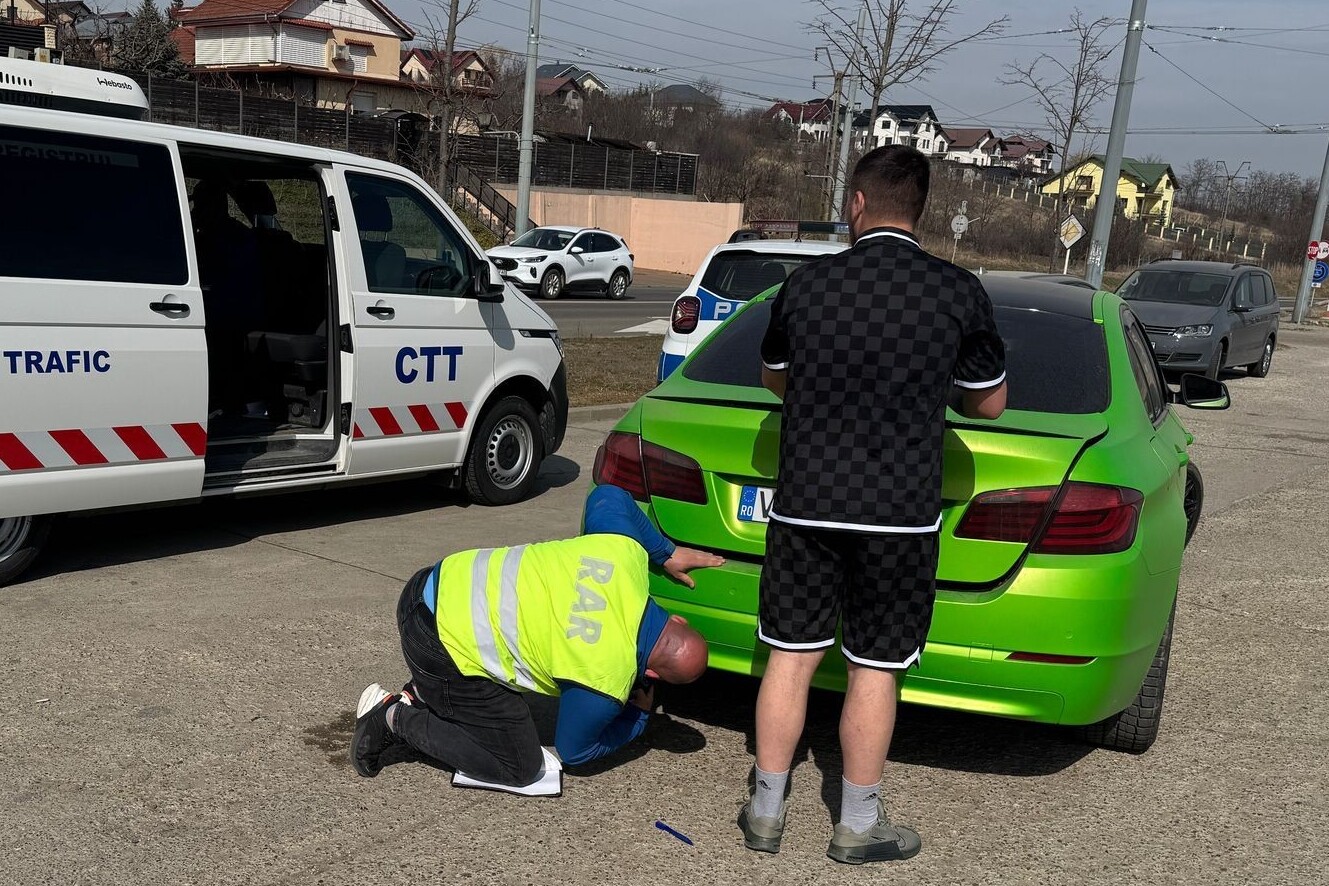 A megállított autók 40 százaléka veszélyes volt Romániában