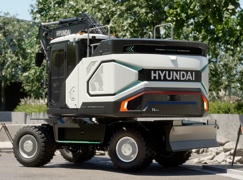 hw155h-hydrogen-wheeled-excavator-preview | Vezess | Vezess