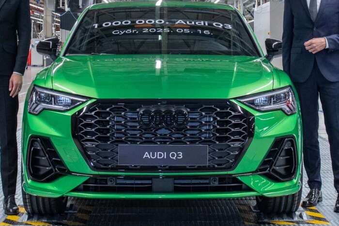 Elkészült az egymilliomodik Audi Q3 Győrben