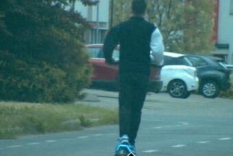 Annyival száguldott egy magyar rolleres, hogy lefotózta a traffipax