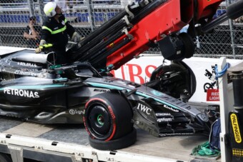 F1: Vállalta az újonc, az ő hibája volt az autótörés