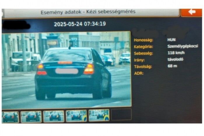 312 ezerre büntettek egy Váci úti száguldozót