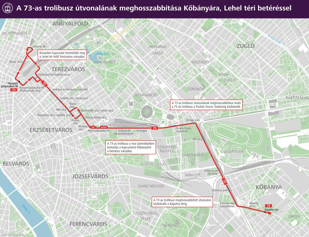 Változik egy BKK-járat útvonala Budapesten 1