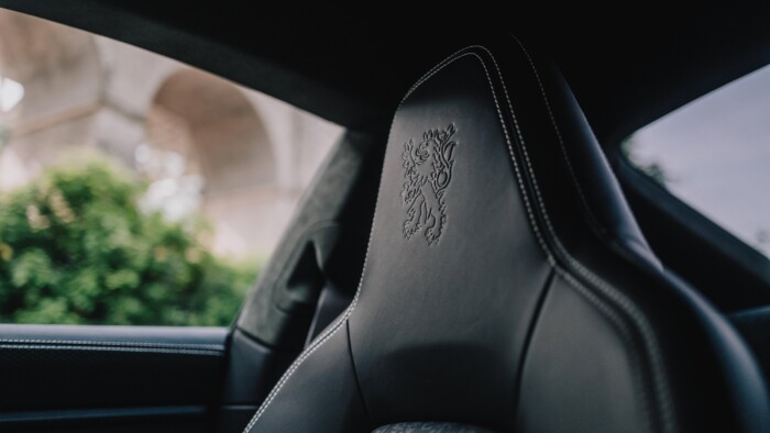 Oroszlánok lepték el ezt a Porschét 10