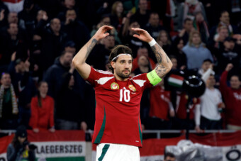 Szoboszlai Dominik begurult szupersportautójával a magyar válogatott edzésére