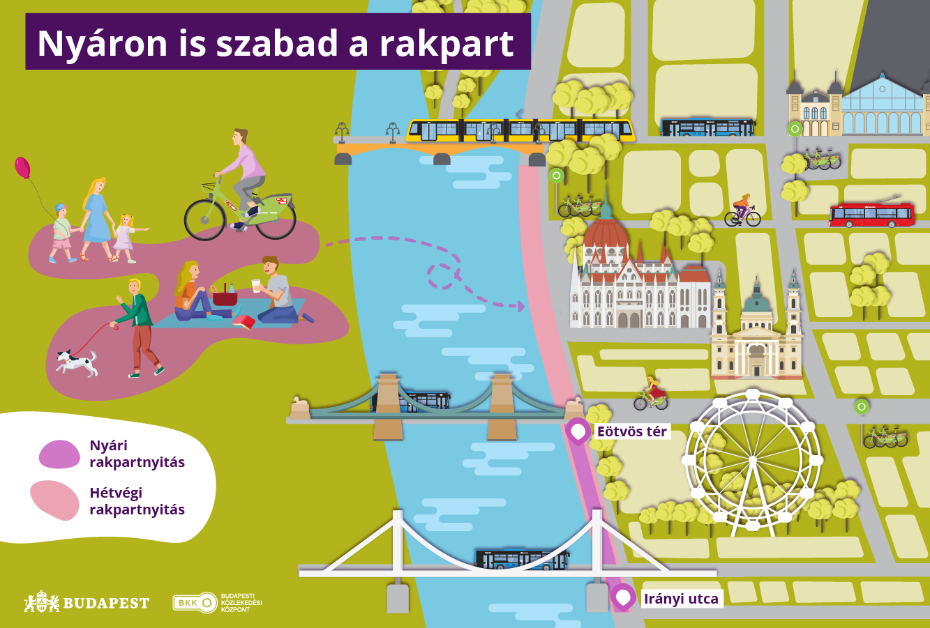 Egész nyárra lezárják a pesti rakpartot 1 | Vezess Egész nyárra lezárják a pesti rakpartot 1