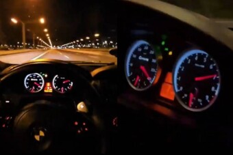 Videón a valódi Halálos iramban ‒ 390 km/órával zúzott egy BMW