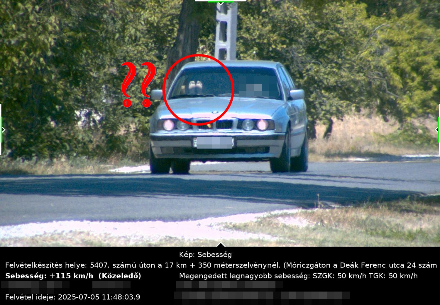Elképesztő, mit szúrtak ki egy hazai traffipaxfotón 1