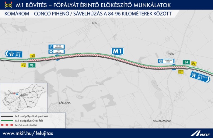 Újabb hosszú terelések kezdődnek az M1-esen 3