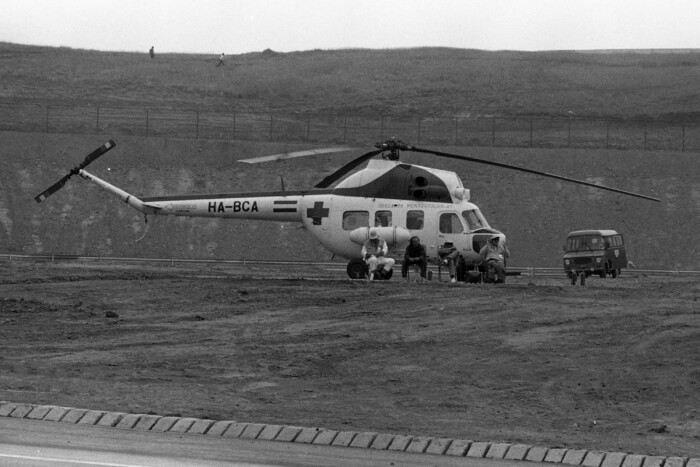 Már az első Magyar Nagydíjon is helikoptereztek 9