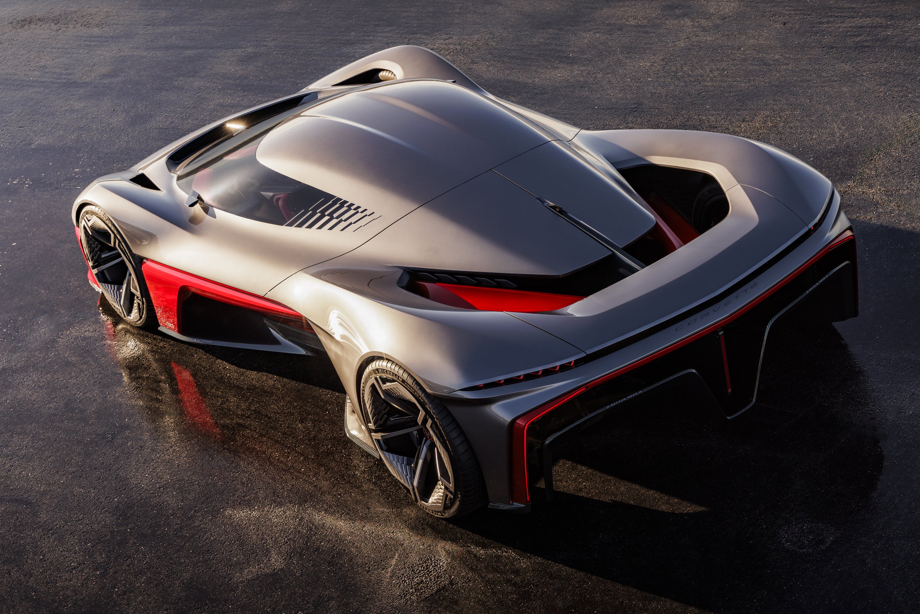 general_motors_advanced_design_pasadena_corvette_concept_exterior_top_view | Vezess | Vezess