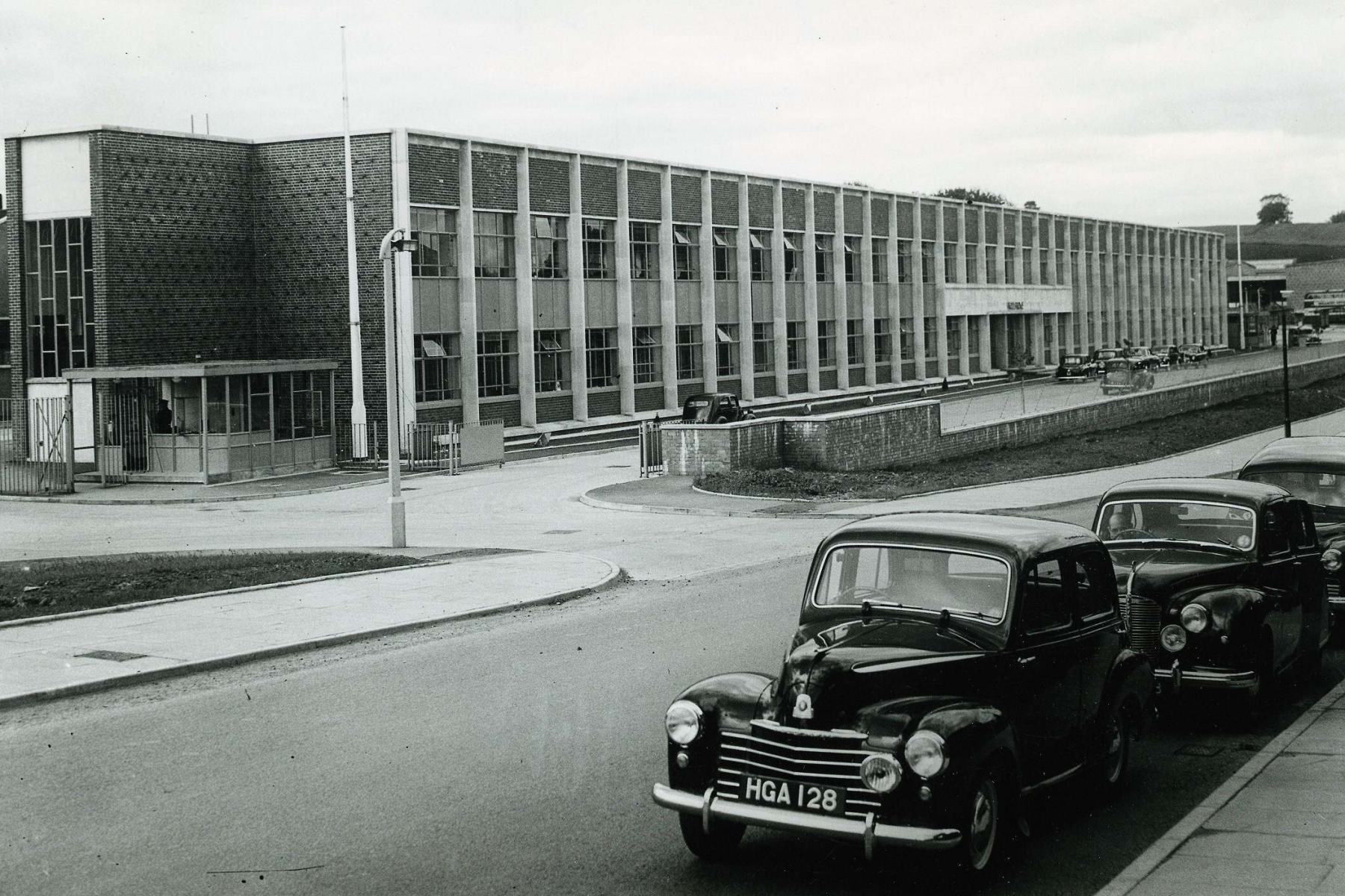 General view of the new Rolls Royce factory in East Kilbride Scotland June 1954 | Vezess | Vezess