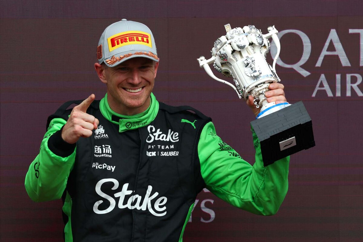 F1: Megtört az átok, Hülkenberget ünnepli a világ