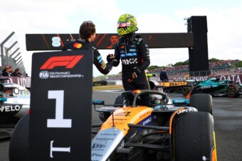 F1: Norris megsérült a győzelmi ünneplésben