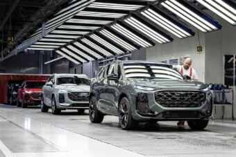 Új autó gyártása indult el a győri Audinál
