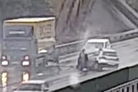 Így jár, aki pofátlanul tolakszik az autópályán 1