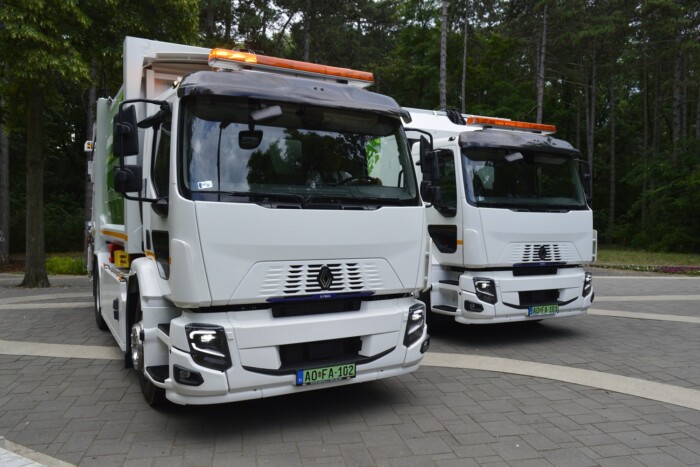 Vadonatúj Renault kukásautókat tesztelnek Magyarországon 8