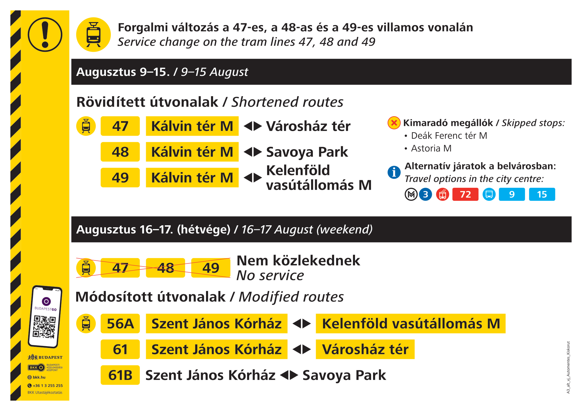 Jelentős korlátozás Budapest egyik csomópontjában 1