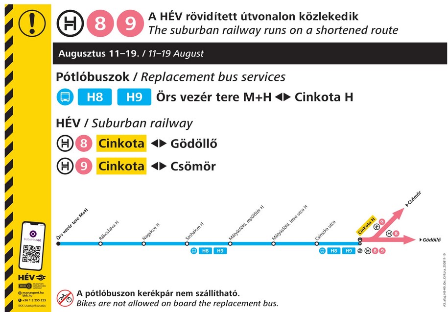 Buszra kell váltani több HÉV-nél is 1