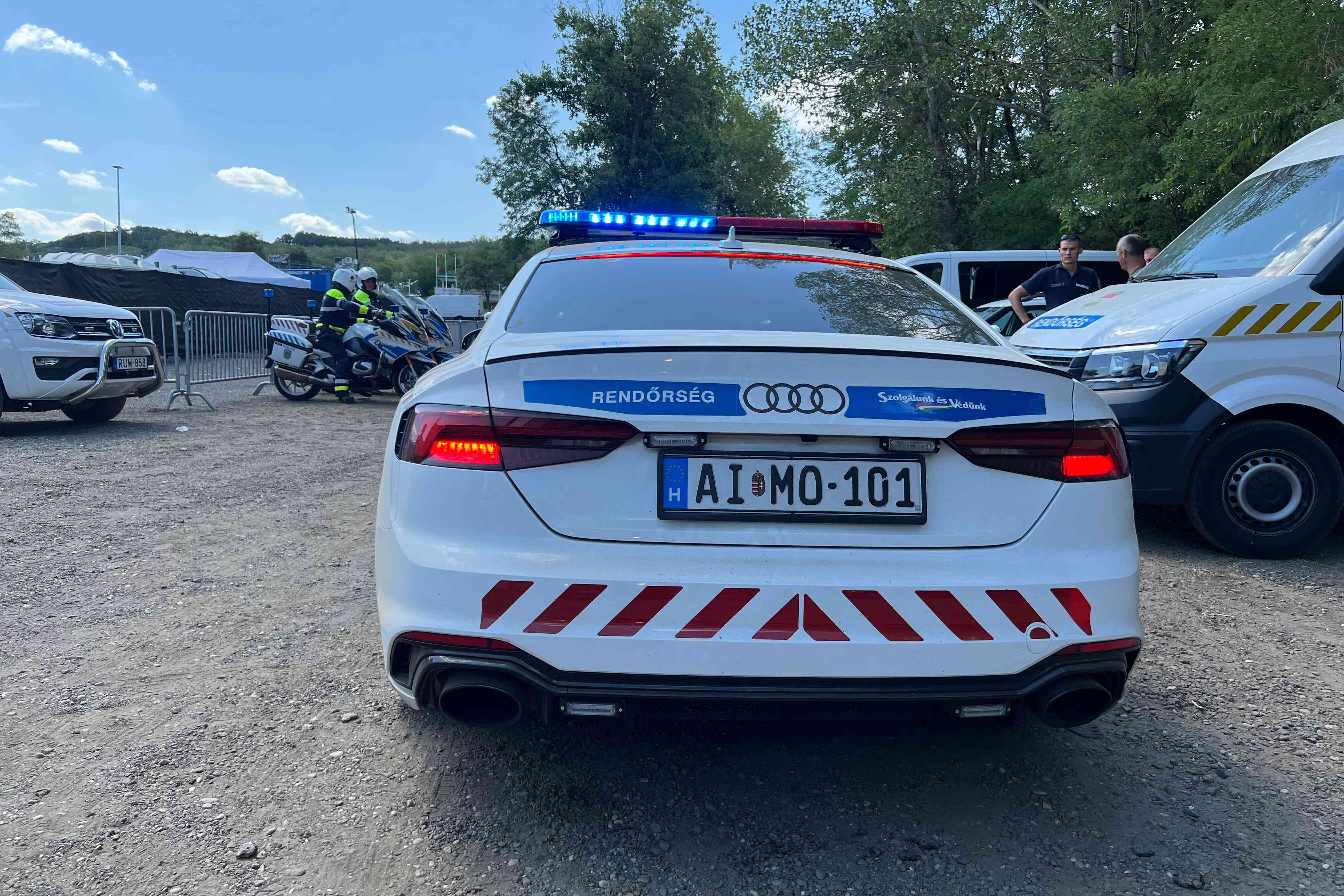Tucatszámra bírságoltak a rendőrök a Hungaroringen Kép