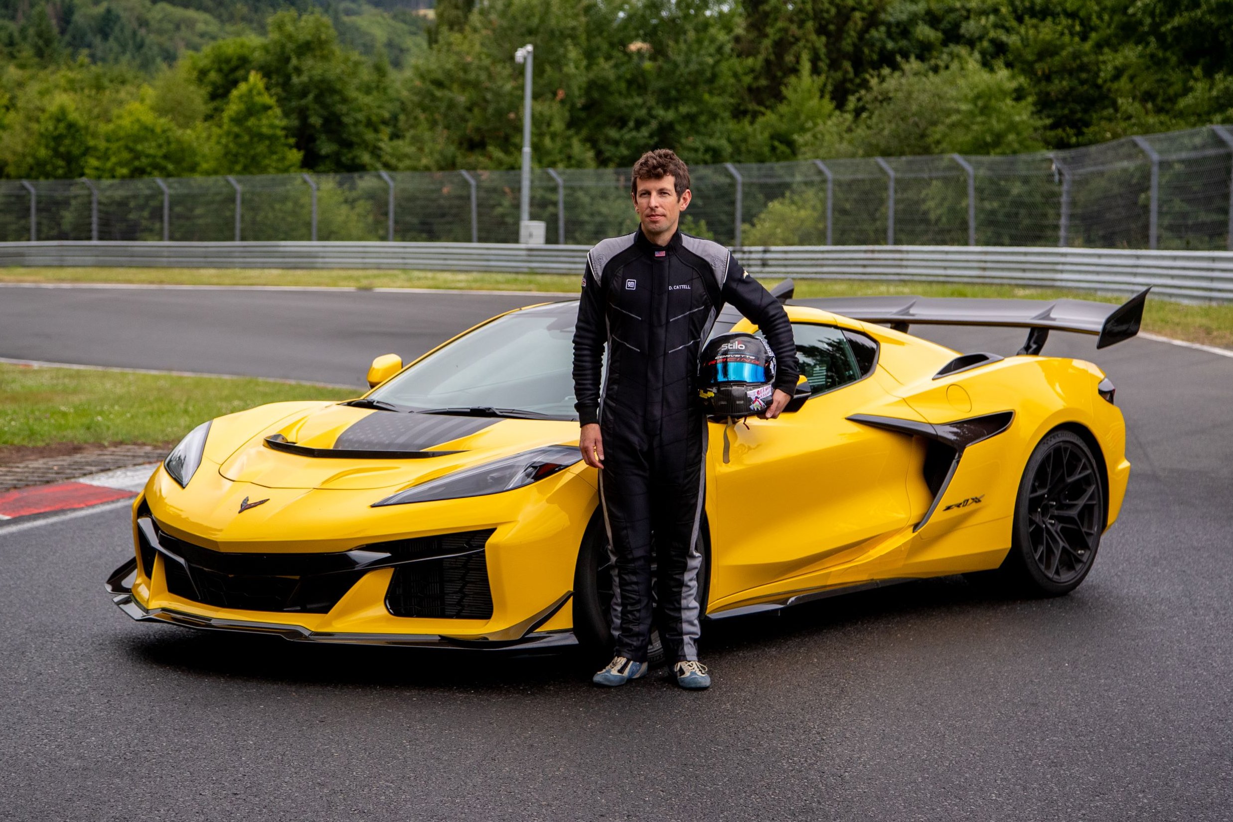 Drew Cattell vehicle dynamics engineer and driver of the Corvet | Vezess | Vezess