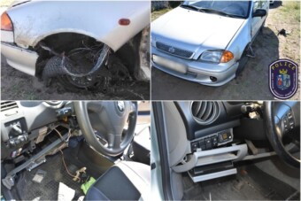 A rendőrök is elképedtek, kit találtak a lopott autóban