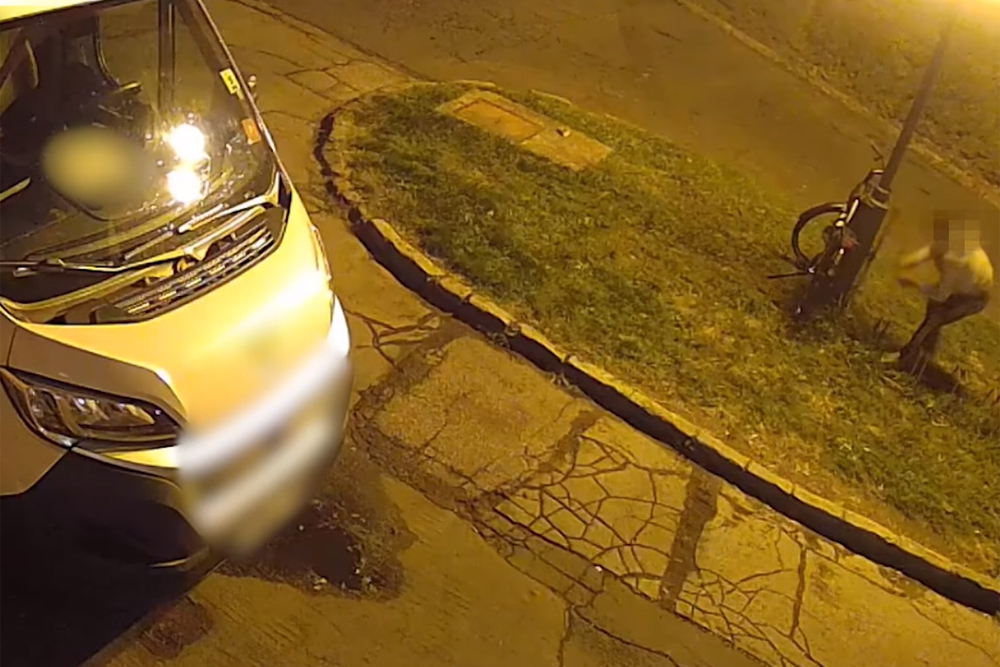 Arcra esett a szegedi biciklitolvaj – videó Kép