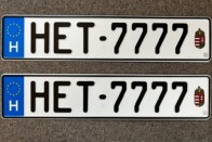 Prémiumízlésről árulkodik ez a hazai rendszám 9