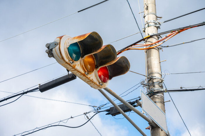 Itt találhatsz zöld helyett kék közlekedési lámpákat