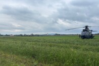 Nyugdíjazása előtt még éleslövészeten vett részt a legendás harci helikopter 8