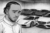 Ritka autóleletre bukkant Lewis Hamilton 2
