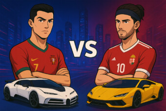 Ez Szoboszlai Dominik és Cristiano Ronaldo legdrágább autója