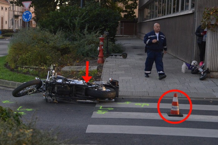 Belvárosi zebrán gázolt a rolleres