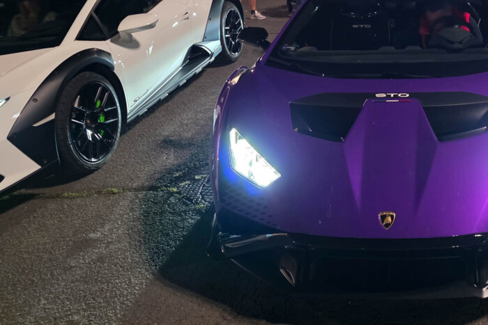 Lamborghinik lepték el Budapest utcáit az éj leple alatt