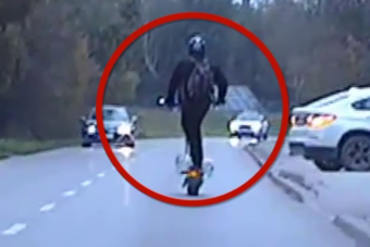 Gyorshajtó rolleresre csaptak le kíméletlenül a rendőrök