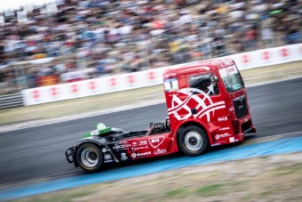 A magyar csapat is felért a csúcsra a kamion-Eb-n