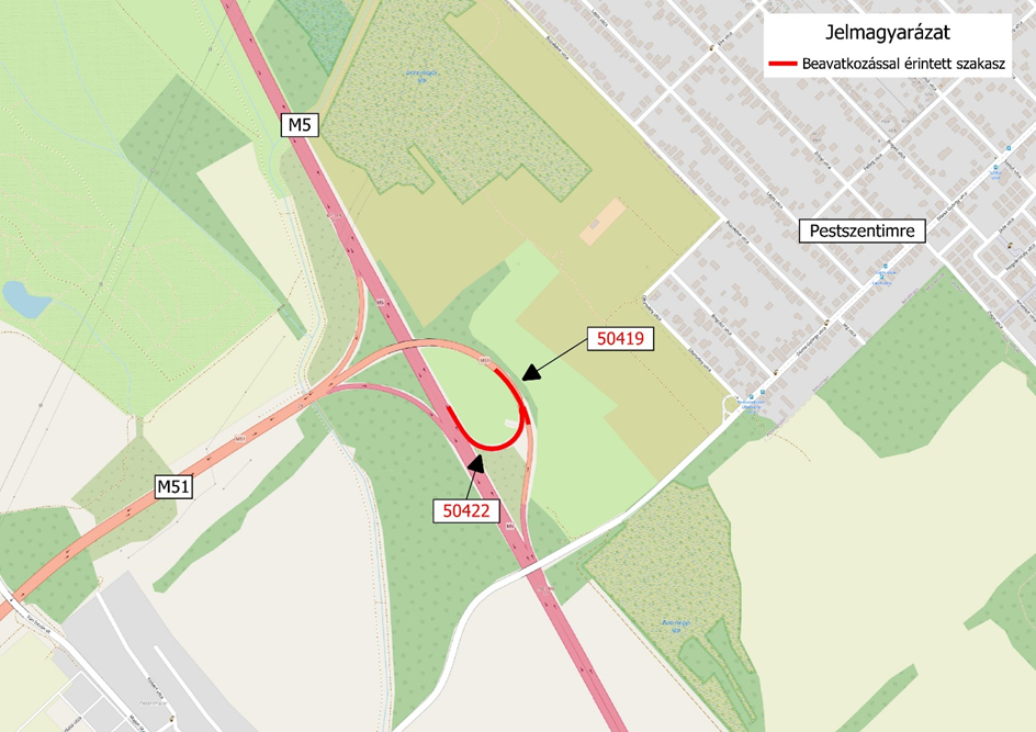 Korlátozás várható az M5-ösön 1