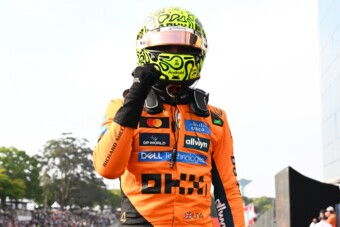 Norris nem aggódik az érkező eső miatt