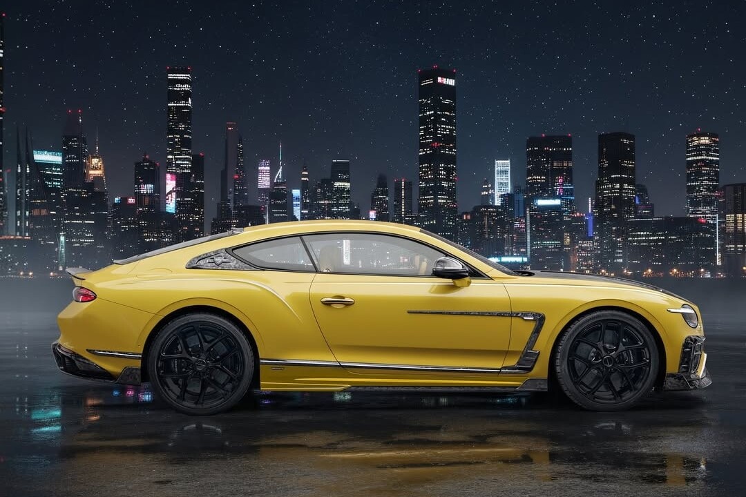 Sárga feltűnő banánná tuningolt egy Bentley-t a Mansory