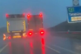 Rommá büntették a kamionost, aki 30 km-t ment az M1 belső sávjában