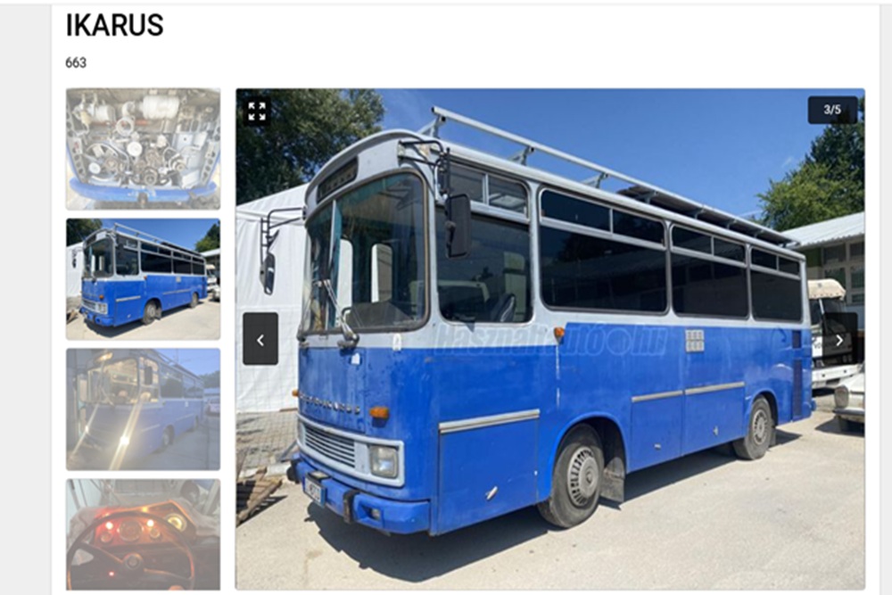 Különleges Ikarus került eladósorba