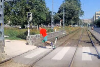 Na ilyen villamosokat sem láttak még Szegeden, az tuti 1