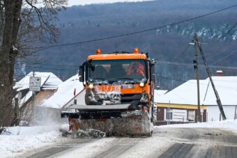 Hófúvás: több hazai település megközelíthetetlen
