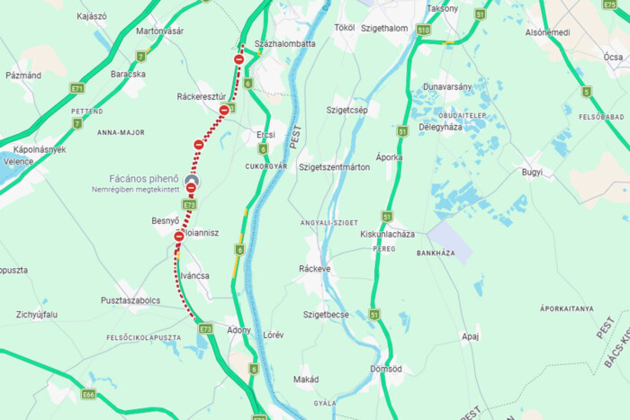Mesterlövészt hívtak az M6-osra, teljes pályazár van érvényben 1