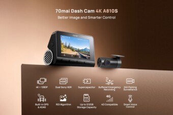 A 4K autós kamera, amely által elkerülheted a felesleges forgalomi vitákat: 70mai A810S