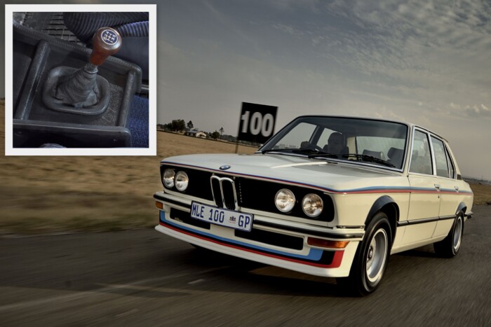 Gondban van a BMW a kézi váltóval 8