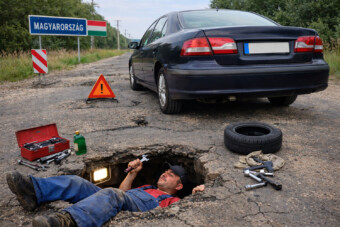 10 dolog amire kreatívan lehet használni a hazai kátyúkat