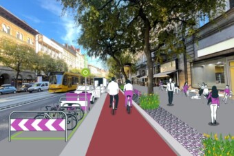 Rengeteg parkolóhelyet vesznek el a budapesti autósoktól, itt indul átépítés